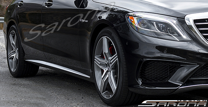 Custom Mercedes S Class  Sedan Side Skirts (2014 - 2019) - $670.00 (Part #MB-057-SS)
